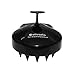 Ethradia Scalp Massager, Hair Shower Brush, Siliscrub Shampoo Brush, Hair Scalp Brush, Hair Products with Soft Silicon Brush Head for Women/Men/Childs/Pets (Black)