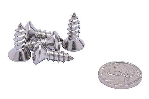 Bolt Dropper Kreuzschlitz-Holzschrauben, Edelstahl, 1,27 cm, 50 Stück, 18-8 (304) – Bild 6