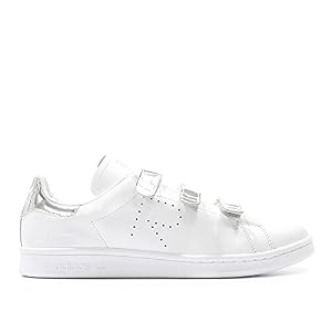 Image of adidas Men's RAF Simons Stan Smith Confort White/Silver Mirror BB2681 (Size: 10)