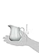 HIC Kitchen Creamer Pitcher with Handle, Fine Porcelain, 8-Ounce