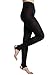 Amoretu Womens High Waist Semi Opaque Stirrup Tights Leggings Pantyhose 80D Black