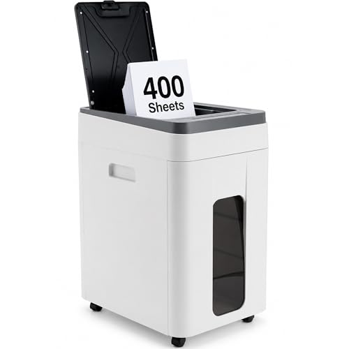 Kitnery 400-Sheet Auto Feed Micro-Cut Shredder