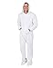Footed Pajamas - Arctic White Adult Hoodie Fleece