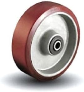 Colson Polyurethane on Aluminum Core 8" Wheel with 1/2" or 3/4"ID Roller Bearing