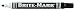 BRITE-MARK Medium Tip Paint Marker, Black primary
