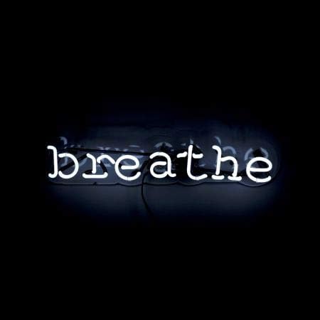 Neon Light Sign Breathe Handcrafted Real Glass Tube neon Sign 20(w) insx10(h) ins Neon Sign Lights Beer Bar Pub Sign Windows Glass Wall Signs
