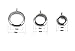 EVERLEAD Living Memory Floating Round Locket Pendant Necklace 316L Stainless Steel Toughened Glass Free Chain and Zircon