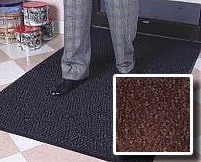 General Purpose Indoor Entry Floormat - Grime Fighter V-Trac - 3' x 6' - Red