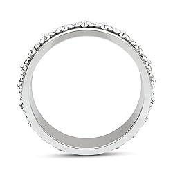 Shop LC 925 Sterling Silver Spinner Ring Engagement