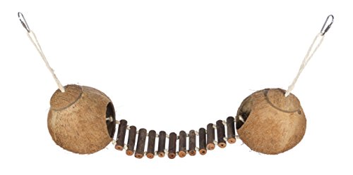 Prevue Pet Products Naturals Double Coconut Walk for Small Animals & Birds 62818