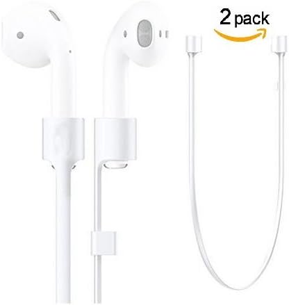 2X Silicone Strap Accessory for The Apple Airpods, Earpods and Earbuds by Pantheon