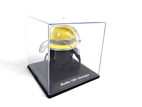OPO 10 - Miniature fire helmet, scale 1/5 (5 cms): Model 1980 DIN 14940 Feuerwehrhelm Germany (04)