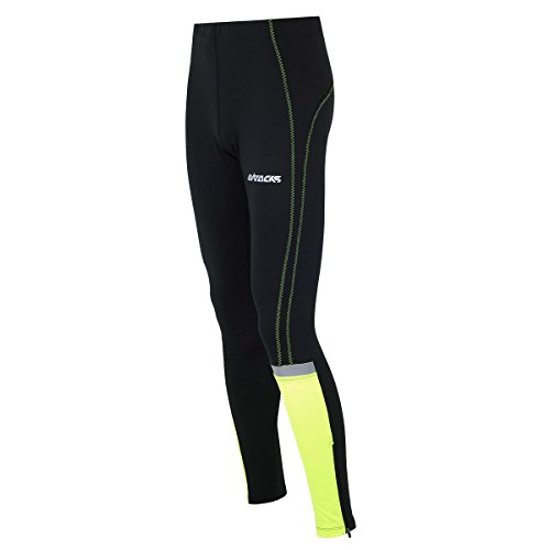 Airtracks Thermische hardloopset voor dames of heren - thermische loopbroek lang neon + thermo-loopshirt lange mouwen… - Image 3