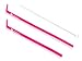 Koffie Straw PINK in both sizes (2 straws: 8