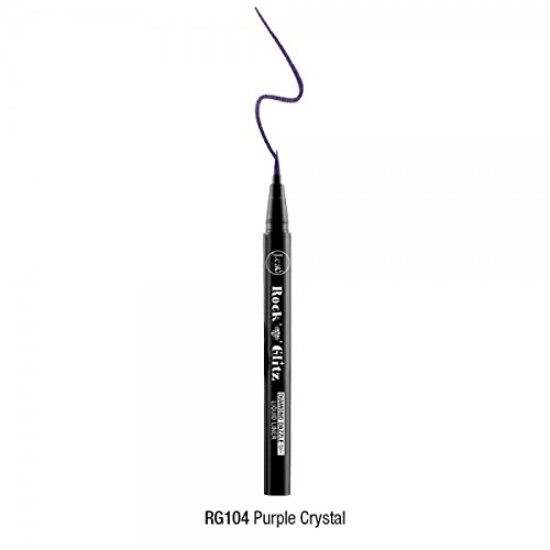 J Cat Rock 'N' Glitz Diamond Dazzle Liquid Eye Liner 8 Shades (RG104 Purple Crystal)