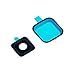 Back Rear Camera Glass Lens Cover Ring Replacement with Adhesive for Samsung Galaxy Note 4 N910 (All Carriers), White