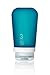 humangear GoToob+ (Large) | Refillable Silicone Travel Bottle | Locking Lid | Food-Safe Material | Teal, Large (3.4 fl.oz.; 100ml)