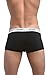 Italian Designed Trunks 2 Pack KRONIS Mens Underwear Premium 180gsm Cotton, Small, Black + Marble Grey