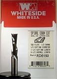 Whiteside Router Bits RD5150 Standard Spiral Bit with Down Cut Solid Carbide 1/2-Inch Cutting Diameter and 1-1/2-Inch Cutting Length