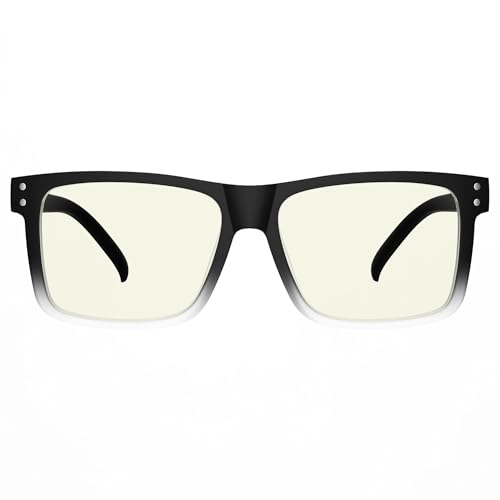 Eyekepper Oversized Reading Glasses Blue Light Blocking Large Readers - Black Clear +0.25 at Amazon