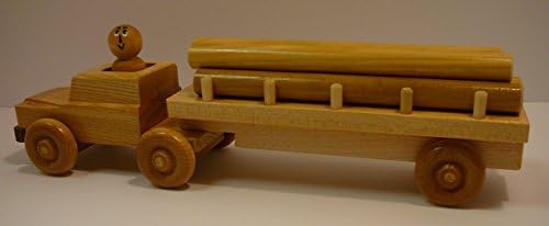 Large Wooden Log Truck