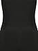 Clothink Women Black Halter Strap Cross Back Plain Sexy Beach Bodycon Dress S