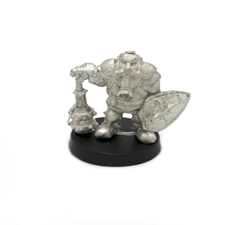 Stonehaven Dwarf Paladin Miniature Figure for 28mm Table top Wargames - Made in USA