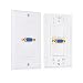 Cable Matters 2-Pack VGA Wall Plate in White primary