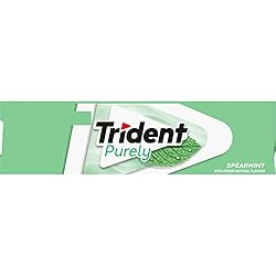 Trident Purely Spearmint Sugar-Free Chewing Gum, 12