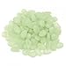 100 Glow in the Dark Pebbles Stones for Walkway Yellow Green / Decorative Gravel for Your Fantastic Garden or Yard