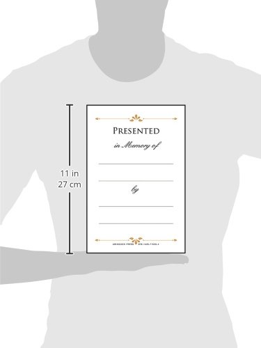 Presented in Memory of Bookplates (Pkg of 48)