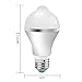 QPAU E27 7W 14 LED Light Bulb with PIR Motion Sensor, Warm White