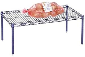 Nexel Commerical Wire Shelf Platform Dunnage Storage Rack, 24" x 36" x 14", Chrome
