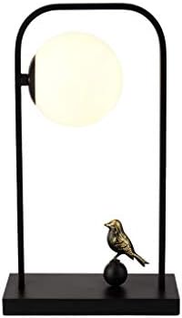 QTDH Bedroom Bedside Table Lamp - Vintage Chinese Style Desk Lamp - Oriental Aesthetic Lighting - Living Room Study Hotel