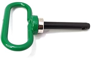 PALART P63768 Hitch Pin, Lawn Mower Trailer Hitch Pins - Strong Heavy Duty Trailer Gate Pin for Mowers, Lawn Tractors, Towing Cargo, ATV - Simple One Handed Hook On & Off（Red）