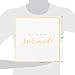 Bridesmaid Proposal Box with Gold Foiled Text | Set of 1 Empty Box | Perfect for Will You Be My Bridesmaid Gift and Wedding (White Bridesmaid, 1 Box)