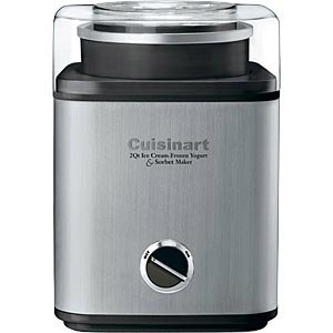 Click Here to See More Images Cuisinart Pure Indulgence 2-Quart Automatic Frozen Yogurt, Sorbet, and Ice Cream Maker, Black