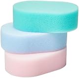 Meridiana Bath Sponge Set 3 Assorted Colors 14.5cm x 9.5cm x 4.5cm view 3