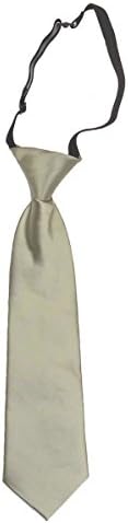 Solid Satin Boys Ties - Sage/9"