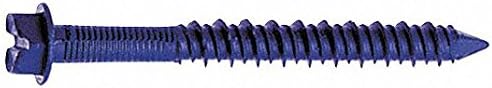 Masonry Scr, Hex, 1/4x3 1/4 L, Pk100 - 1 Each