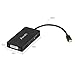 Alxum 4-in-1 Mini DisplayPort (Compatible Thunderbolt) to HDMI/DVI/VGA Adapter Cable with Audio Output Converter [DP 1.2 Version] for Apple MacBook Air Pro, Microsoft Surface Pro, Surface Book, Black