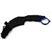 WeTop Karambit Knife, CS-GO for Hunting Camping Fishing Self Defenses and Field Survival, Stainless Steel Fixed Blade Tactical Knife with Sheath and Cord (Blue Sky).