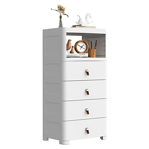 Plastic Storage Dressers,5 Drawers Dressers Chests of Drawer,Bedroom