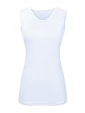 Century Star Womens Plus Size Fashion Short V Neck Cami Stretchy Modal Basic Soft Solid Color Tank Top Pure White 5XL / US 22W-26W