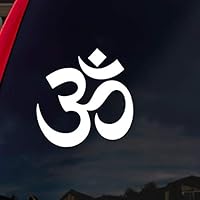 SoCoolDesign OM Symbol Hindu Car Window Vinyl Decal Sticker 4" Wide