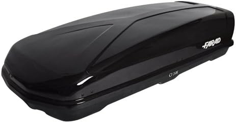 Farad Koral 400L Gloss Black Car Roof Top Box with Dual Side Opening