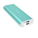 Yoobao Portable Charger 10000mAh Power Bank High-Speed Charging 2 USB Ports with Flashlight Cell Phone External Battery Backup Powerbank Compatible with iPhone X 8 7 6, iPad Tablet and More-Green