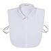 ANZERMIX Womens Detachable Blouse Half Shirts (White,One Size)