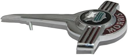 RS Vintage Parts RSV-B00ZLR9J0O-00163 Re Manufactured Alloy Made Chrome Morris Minor Bonnet Badge Rare.