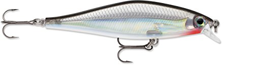 Rapala SDRS09 Shadow Rap Shad Lure (3.5-Inch, 0.3oz, Silver)